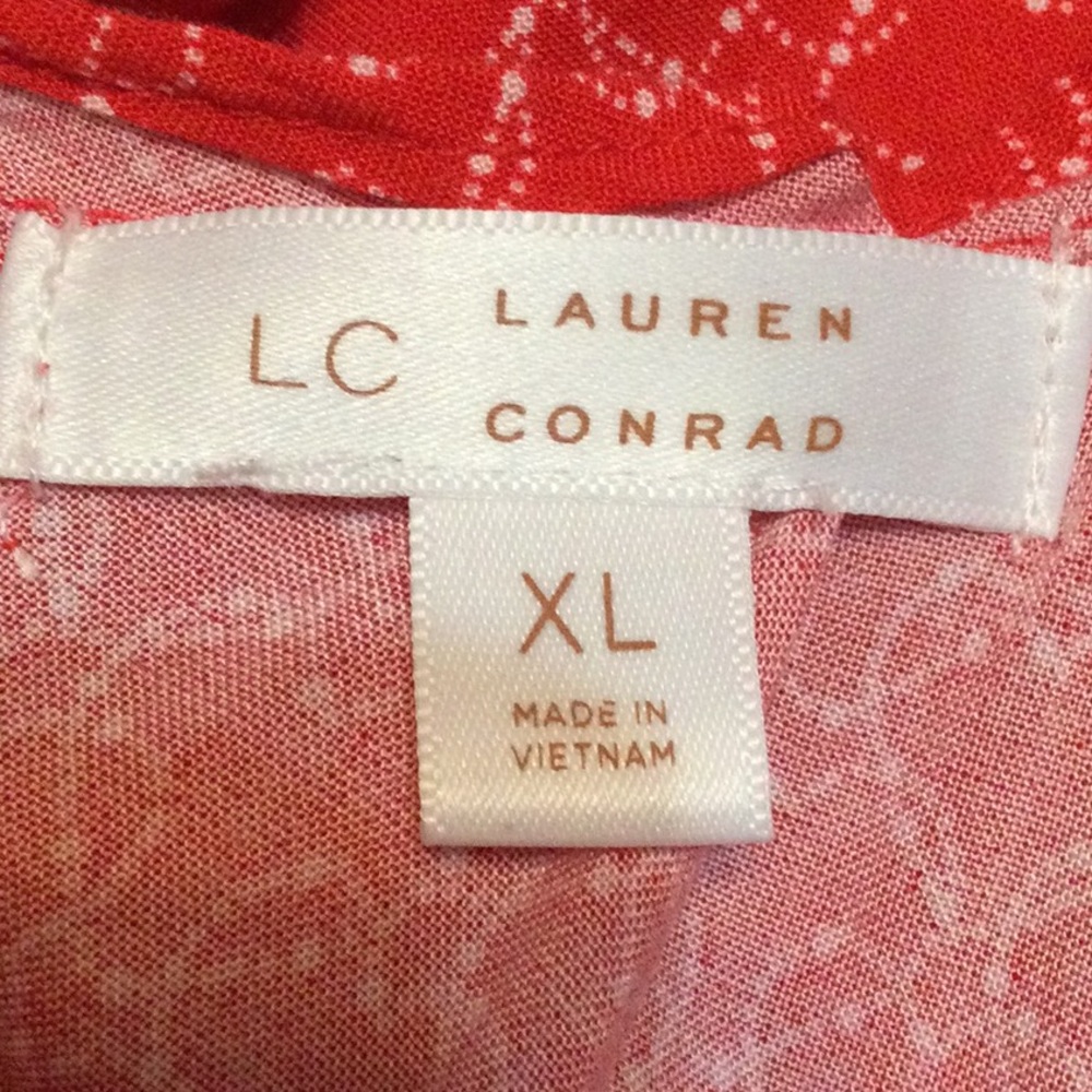 Red Heart Pattern Dress - Picture 7 of 9
